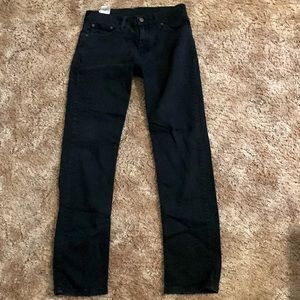 Levi black jeans| W 29  L 30|  Kids